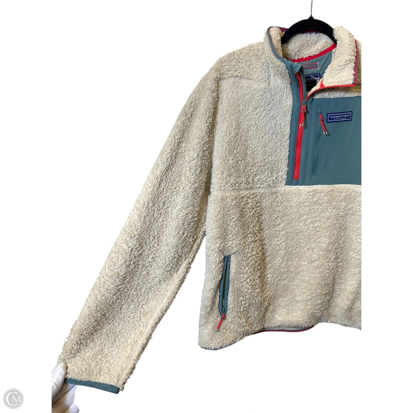 Jacket Faux Fur & Sherpa By Vineyard Vines In Multi-colored, Size: L