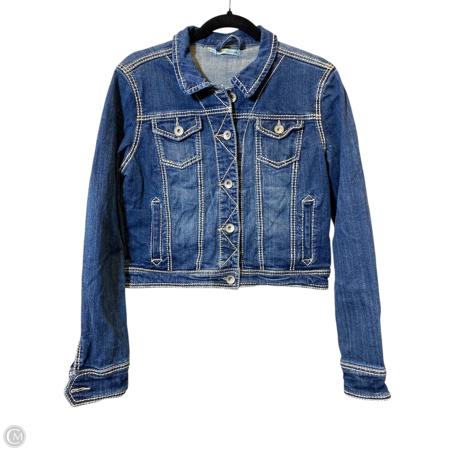 Jacket Denim By Maurices In Blue Denim, Size: M
