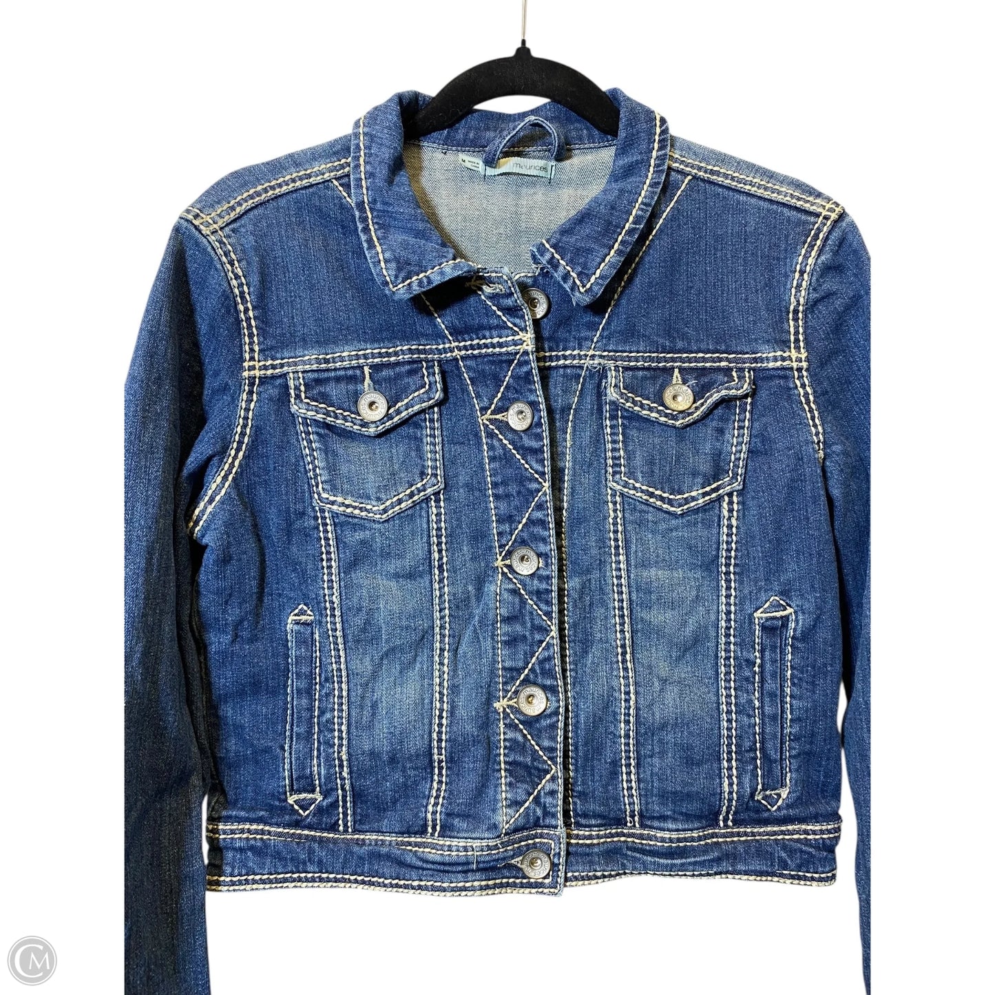 Jacket Denim By Maurices In Blue Denim, Size: M