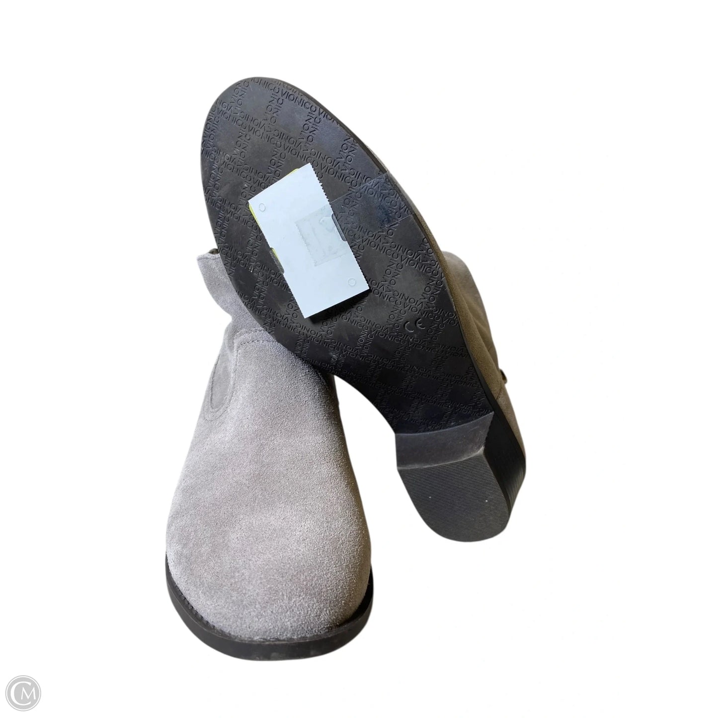 Boots Ankle Heels By Vionic In Grey, Size: 9