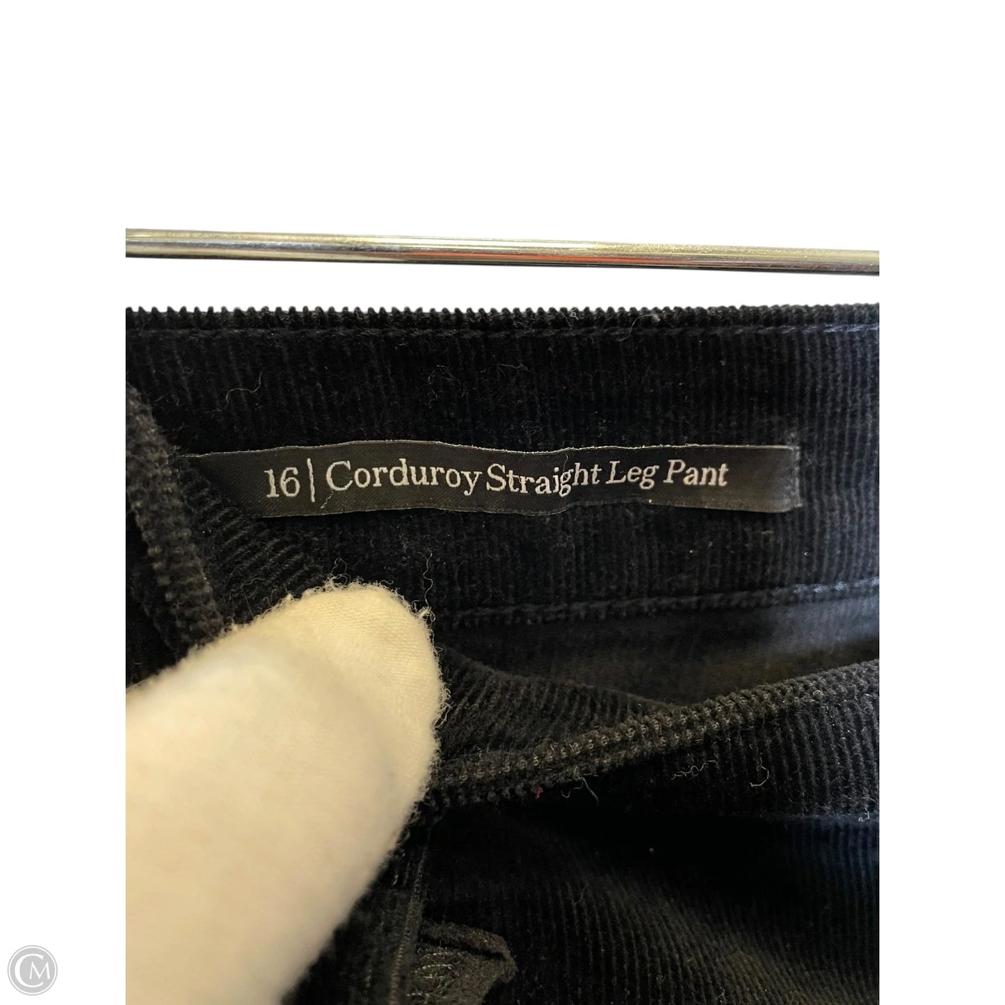 Pants Corduroy By Talbots In Black, Size: 16