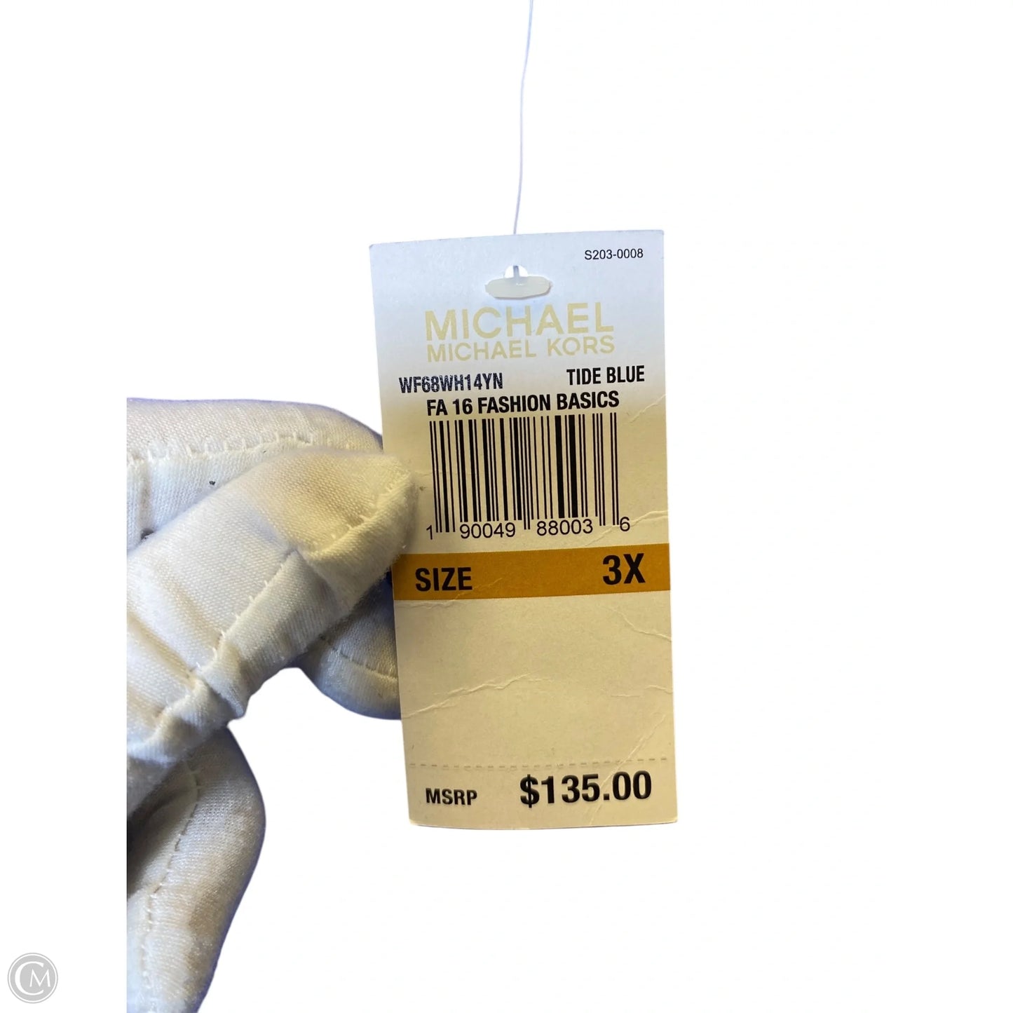 Dress Casual Midi By Michael By Michael Kors In Blue, Size: 3x