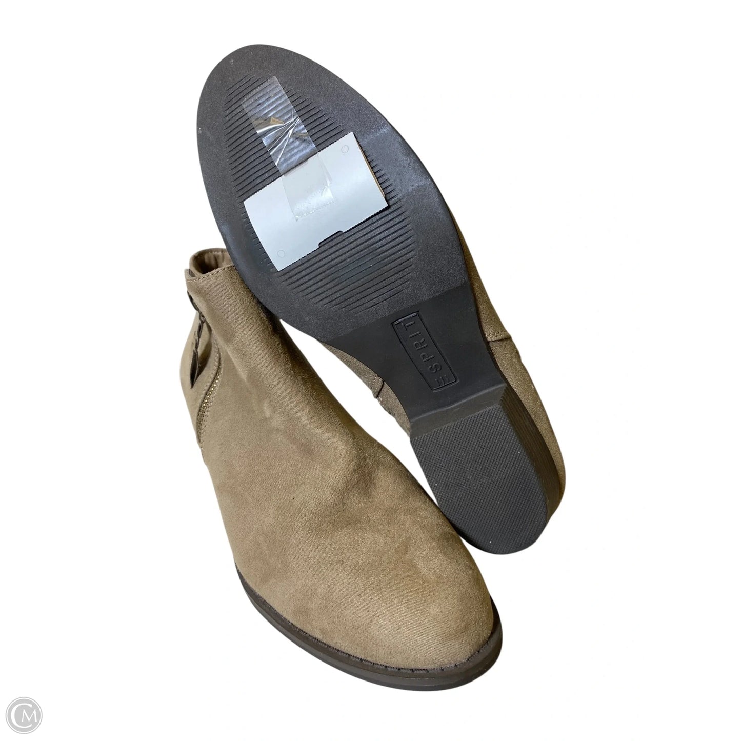 Boots Ankle Heels By Esprit In Brown, Size: 9.5