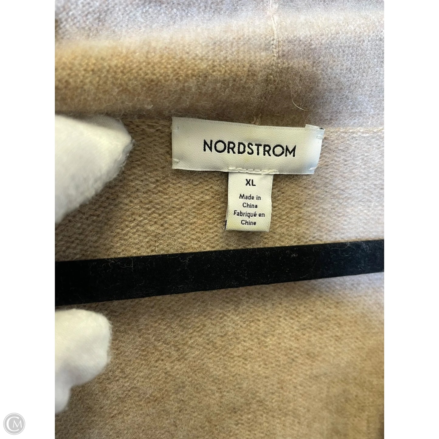 Sweater By Nordstrom In Beige, Size: Xl
