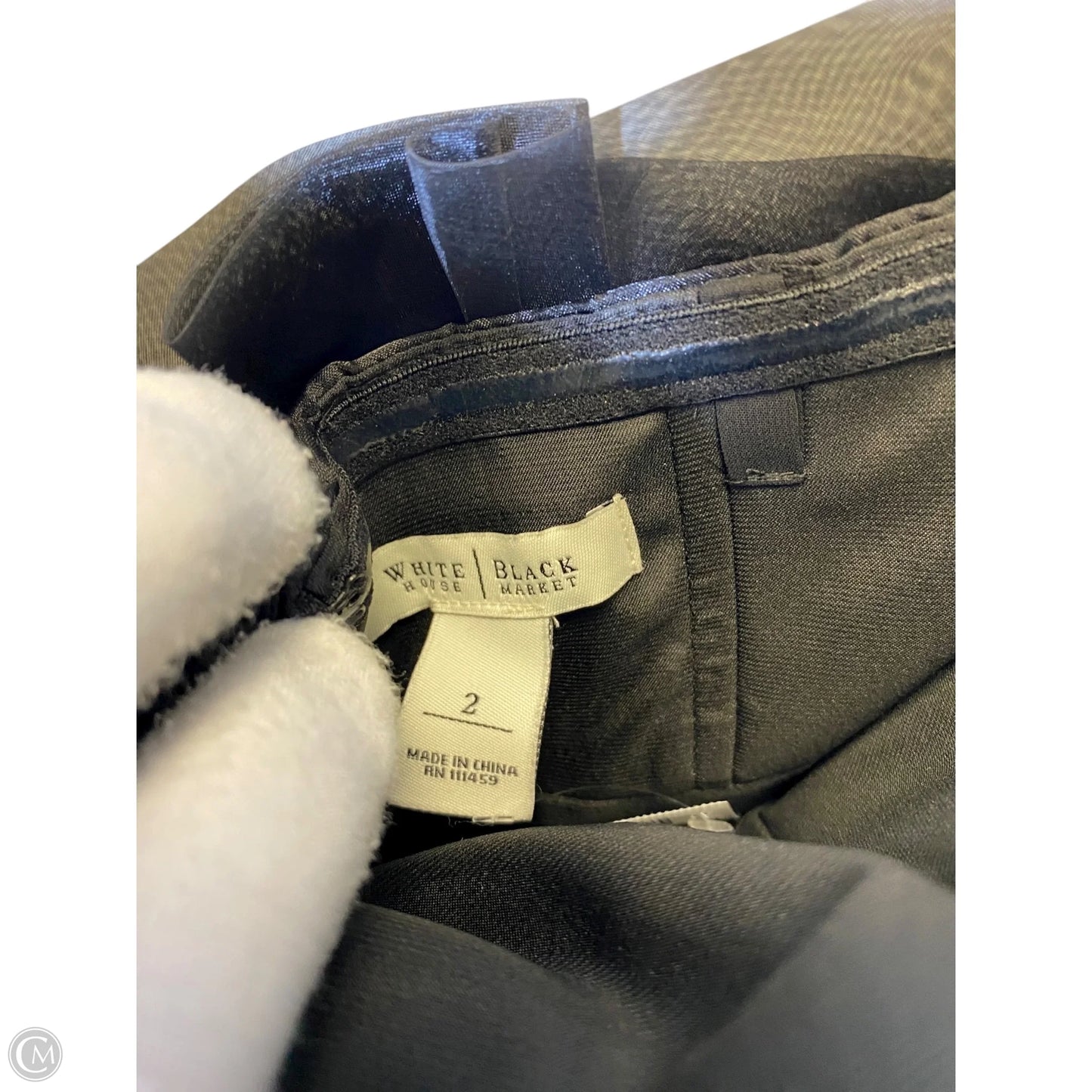 Dress Casual Midi By White House Black Market In Black, Size: Xs