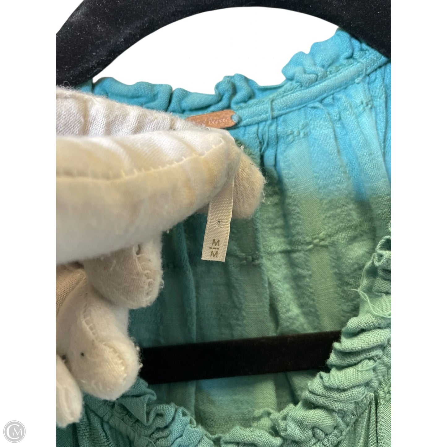 Dress Casual Maxi By Free People In Teal, Size: M