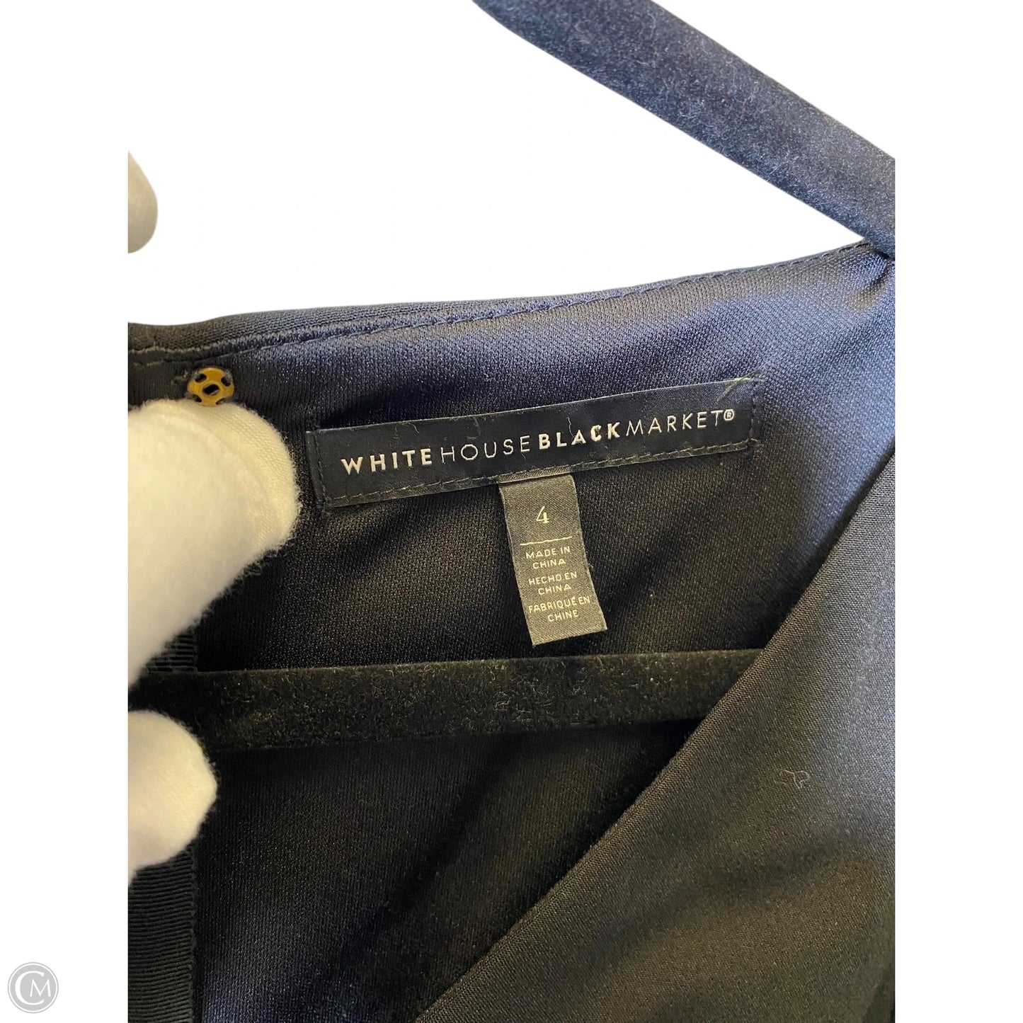 Dress Casual Midi By White House Black Market In Black, Size: S