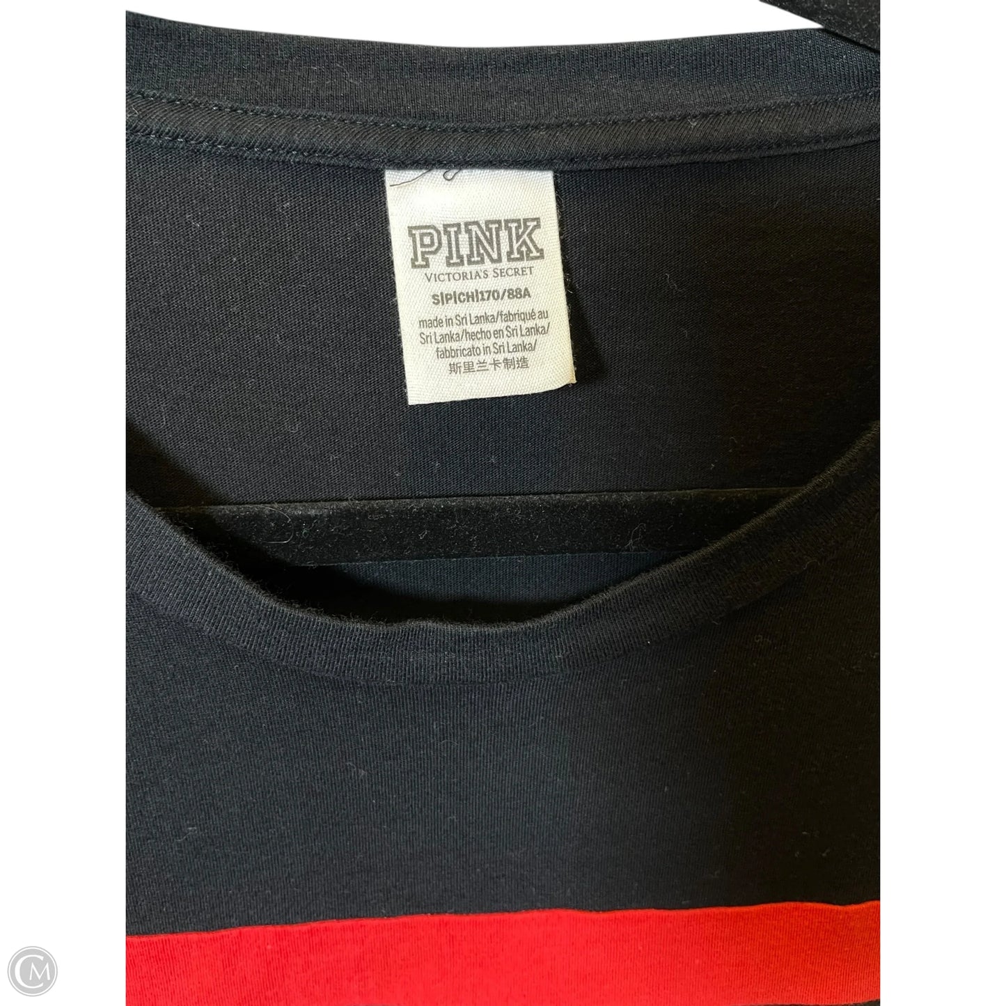 Top Short Sleeve By Pink In Multi-colored, Size: S