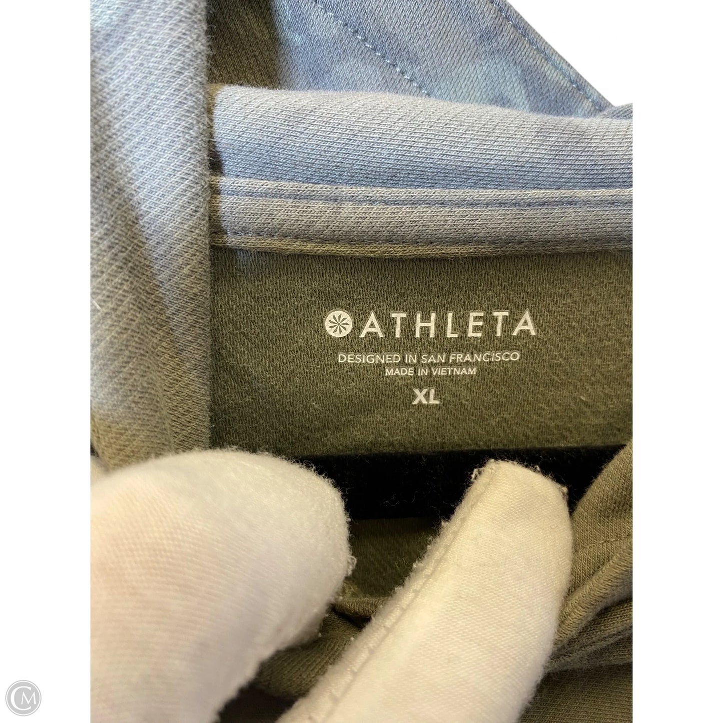 Athletic Sweatshirt Hoodie By Athleta In Camouflage Print, Size: Xl