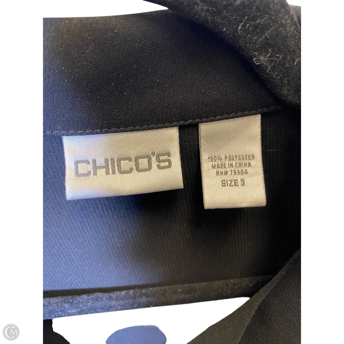 Jacket Other By Chicos In Black, Size: Xl
