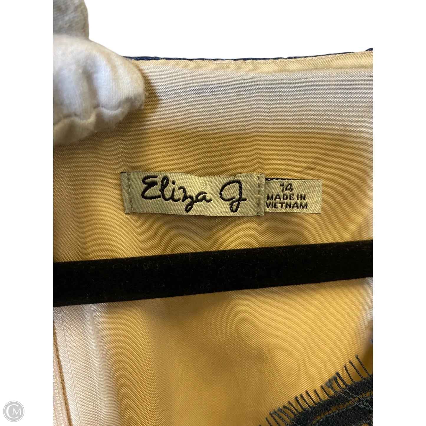 Dress Casual Midi By Eliza J In Navy, Size: 14