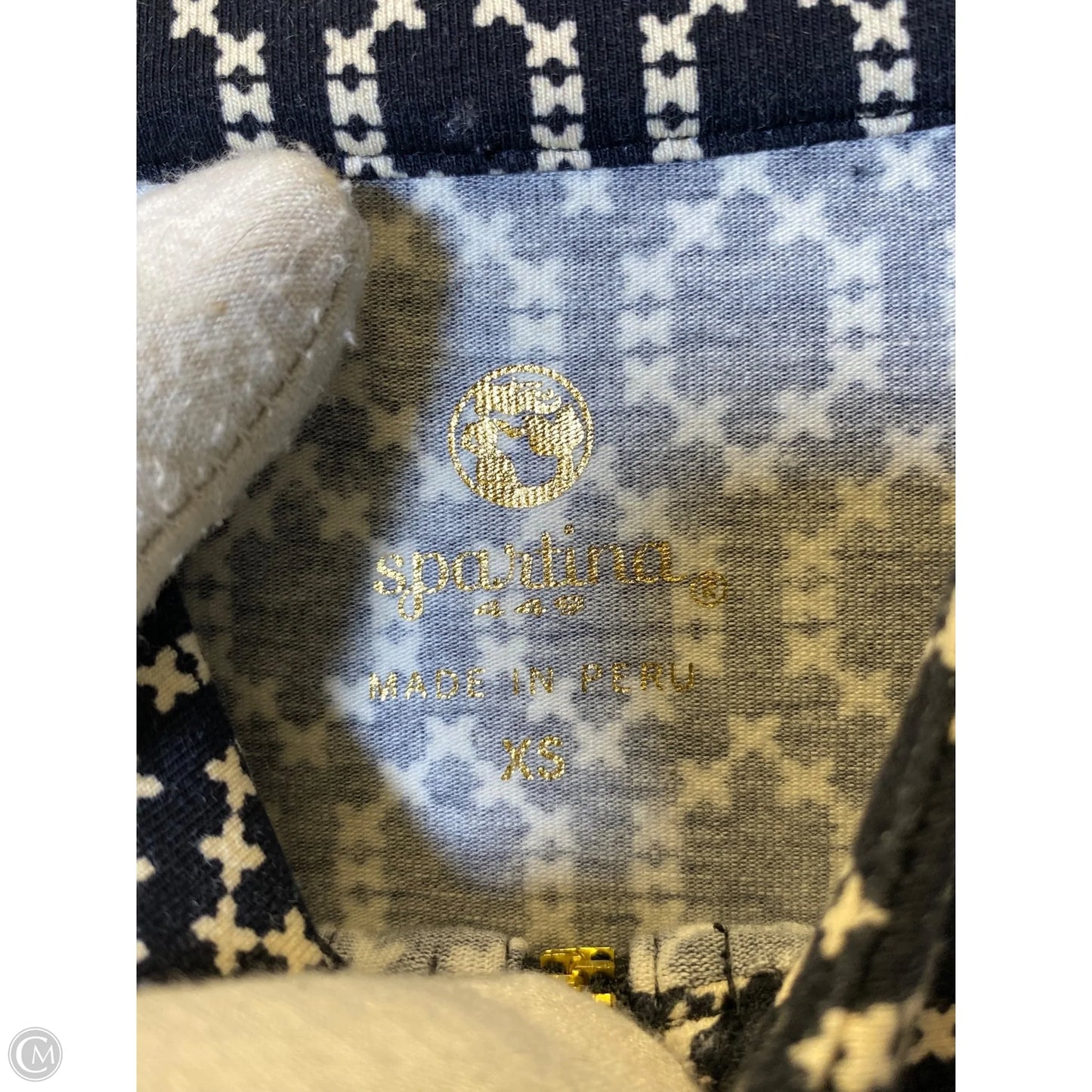 Dress Casual Midi By Spartina In Blue & White, Size: Xs