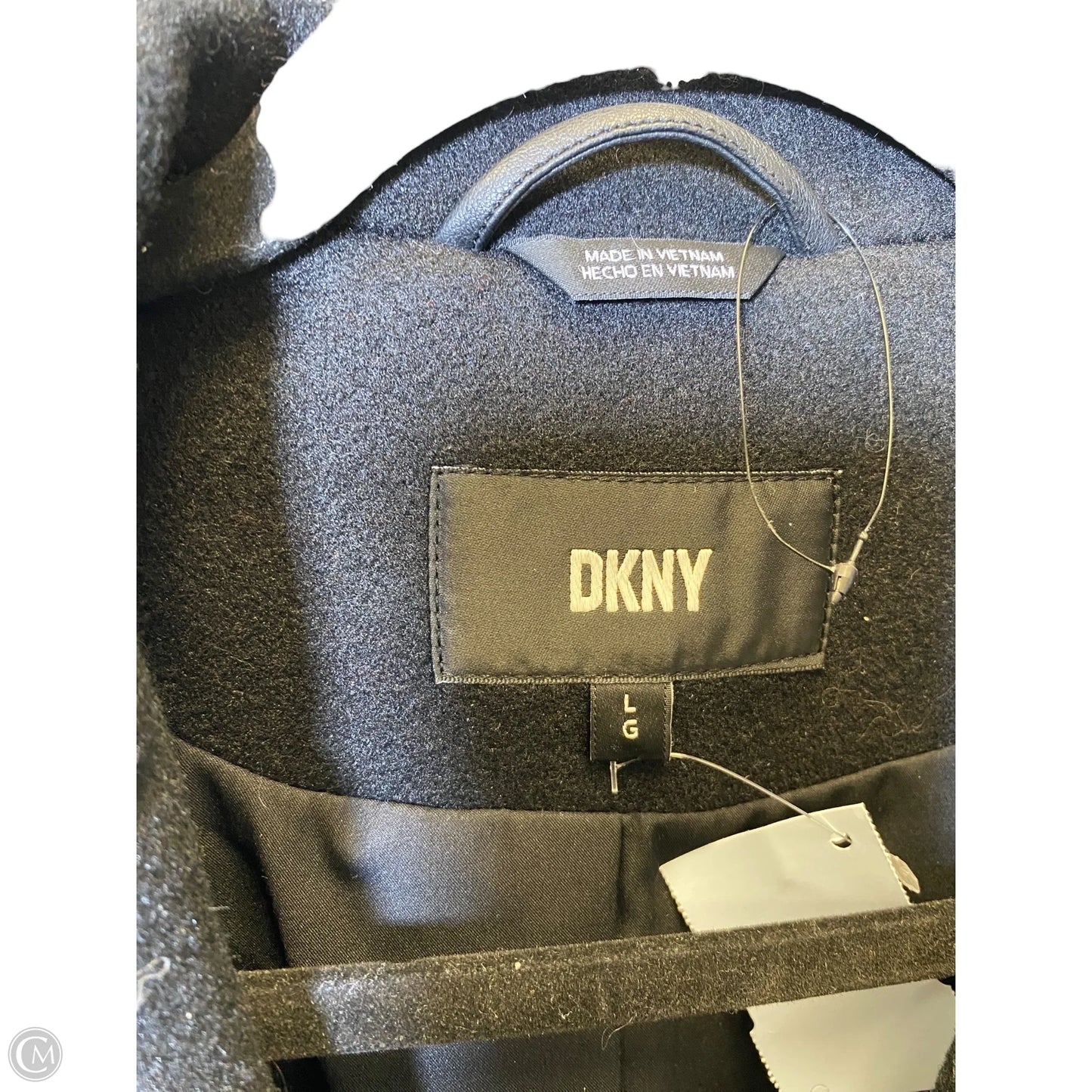 Coat Other By Dkny In Black, Size: L
