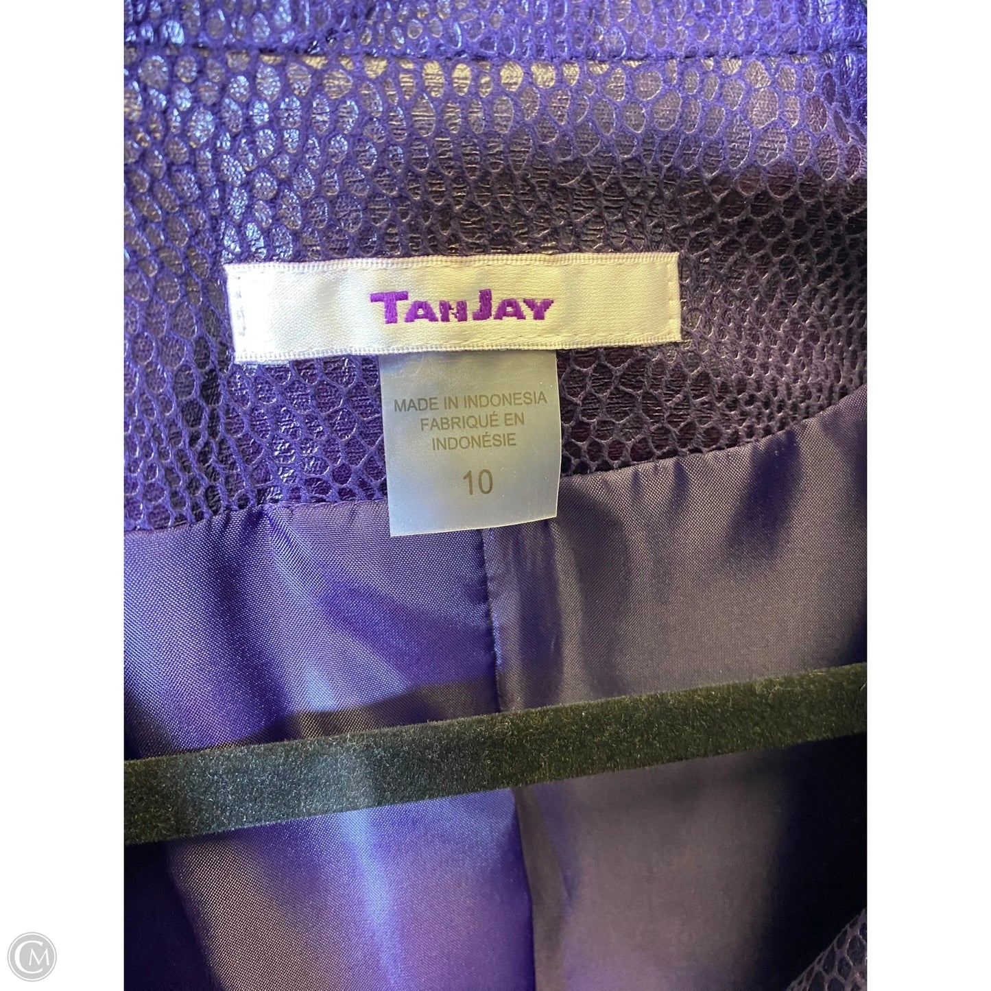 Jacket Other By Tanjay In Purple, Size: 10