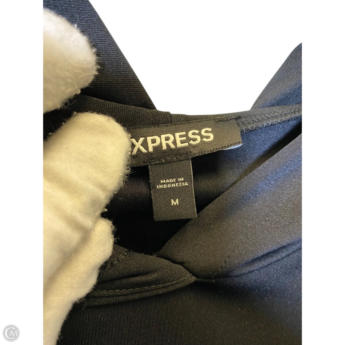 Sweatshirt Hoodie By Express In Black, Size: M