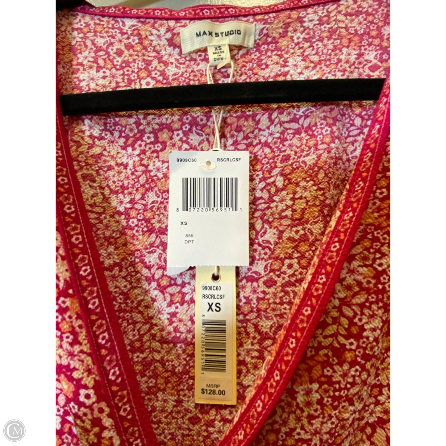 Dress Casual Midi By Max Studio In Floral Print, Size: Xs