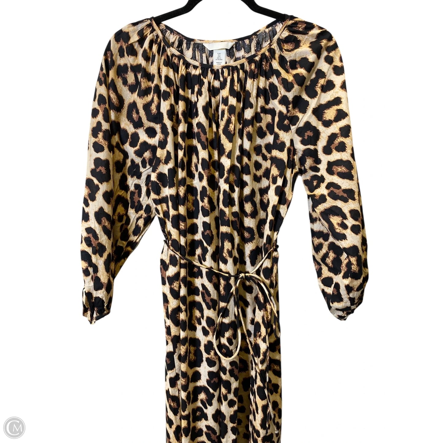 Dress Casual Maxi By H&m In Animal Print, Size: S