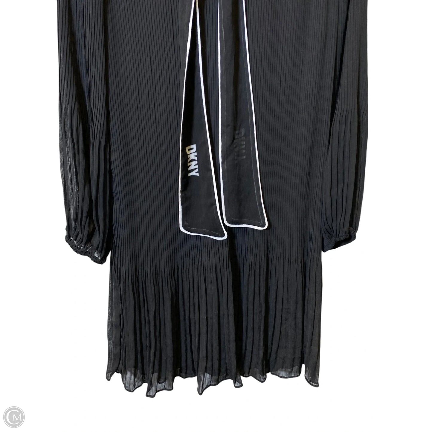 Dress Casual Midi By Dkny In Black & White, Size: 8