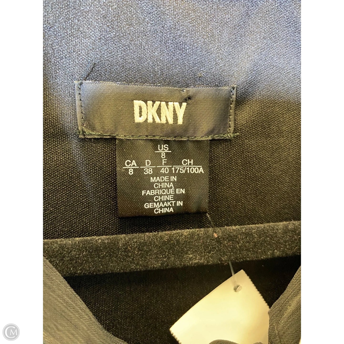 Dress Casual Midi By Dkny In Black & White, Size: 8