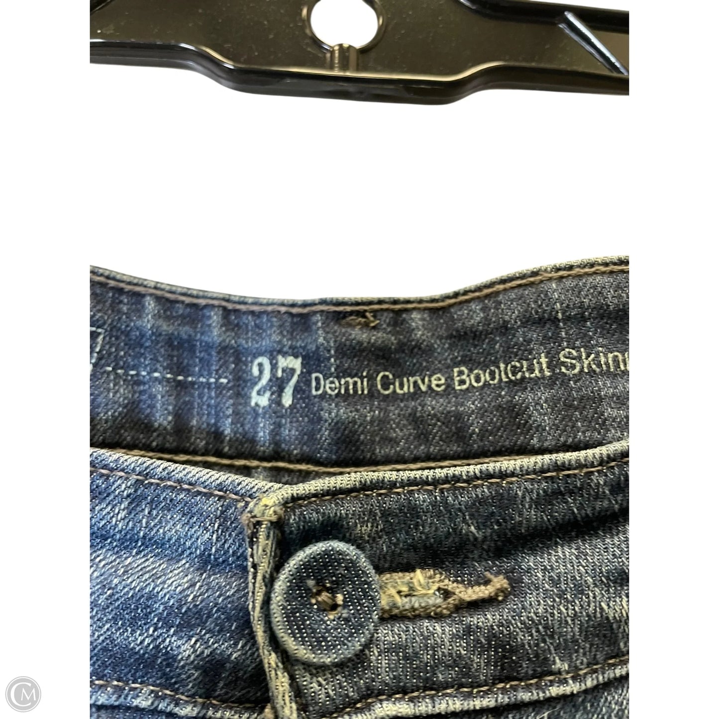 Jeans Boot Cut By Levis In Blue Denim, Size: 4