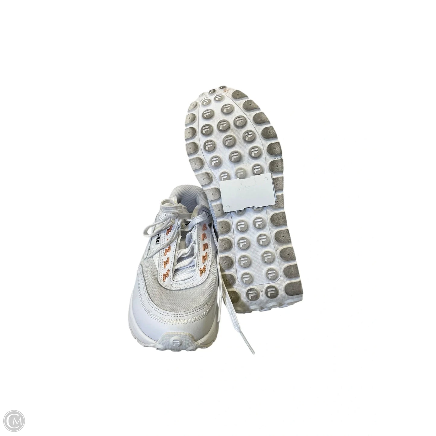 Shoes Athletic By Fila In White, Size: 8