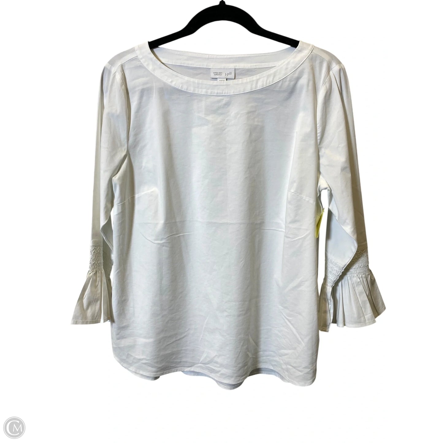 Top 3/4 Sleeve By J. Jill In White, Size: M