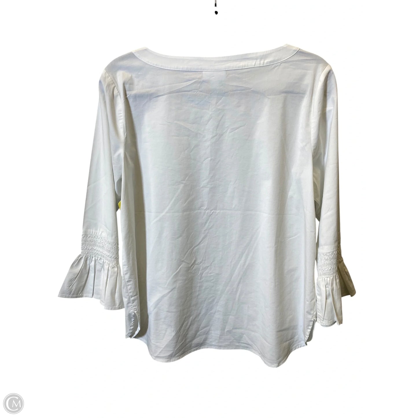 Top 3/4 Sleeve By J. Jill In White, Size: M
