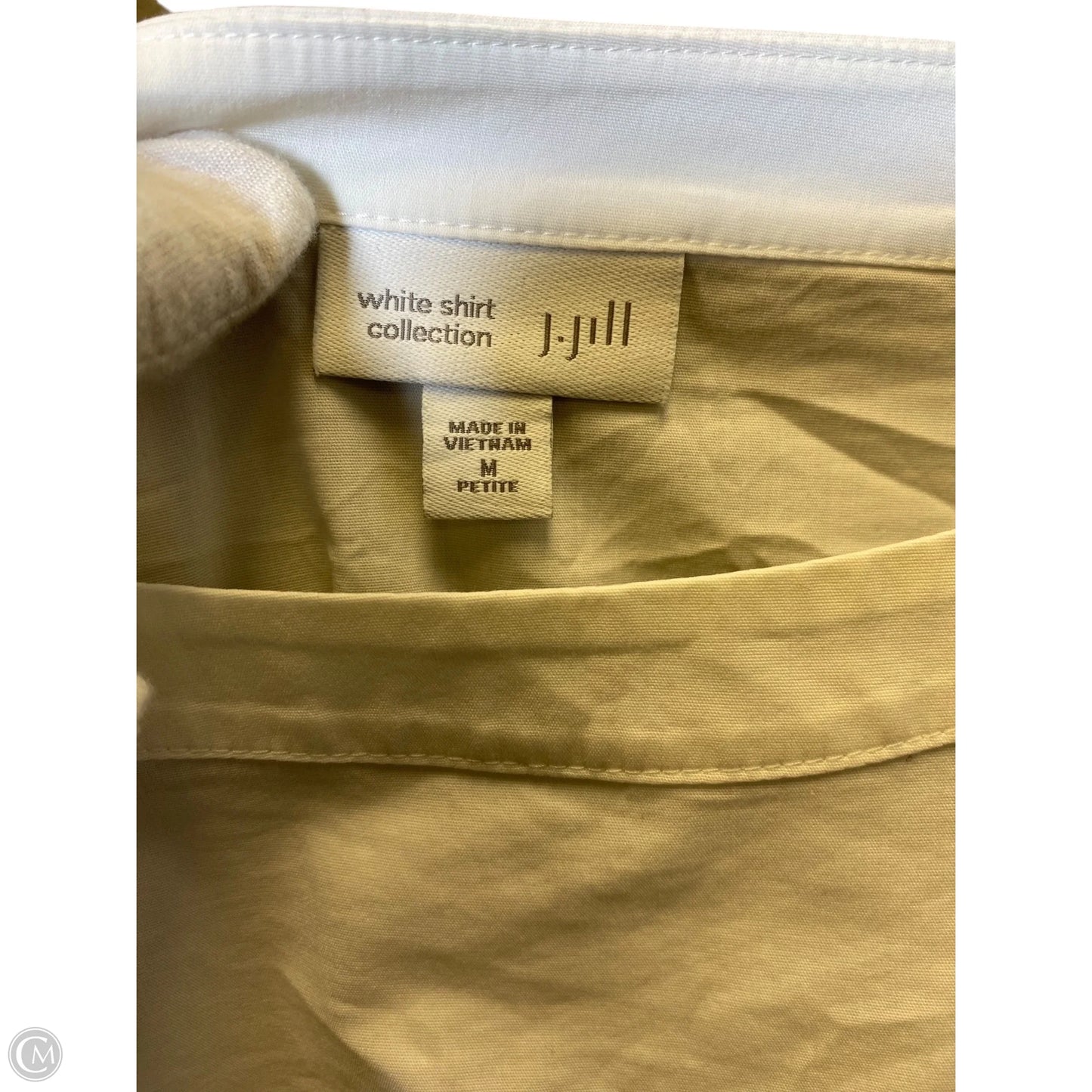 Top 3/4 Sleeve By J. Jill In White, Size: M