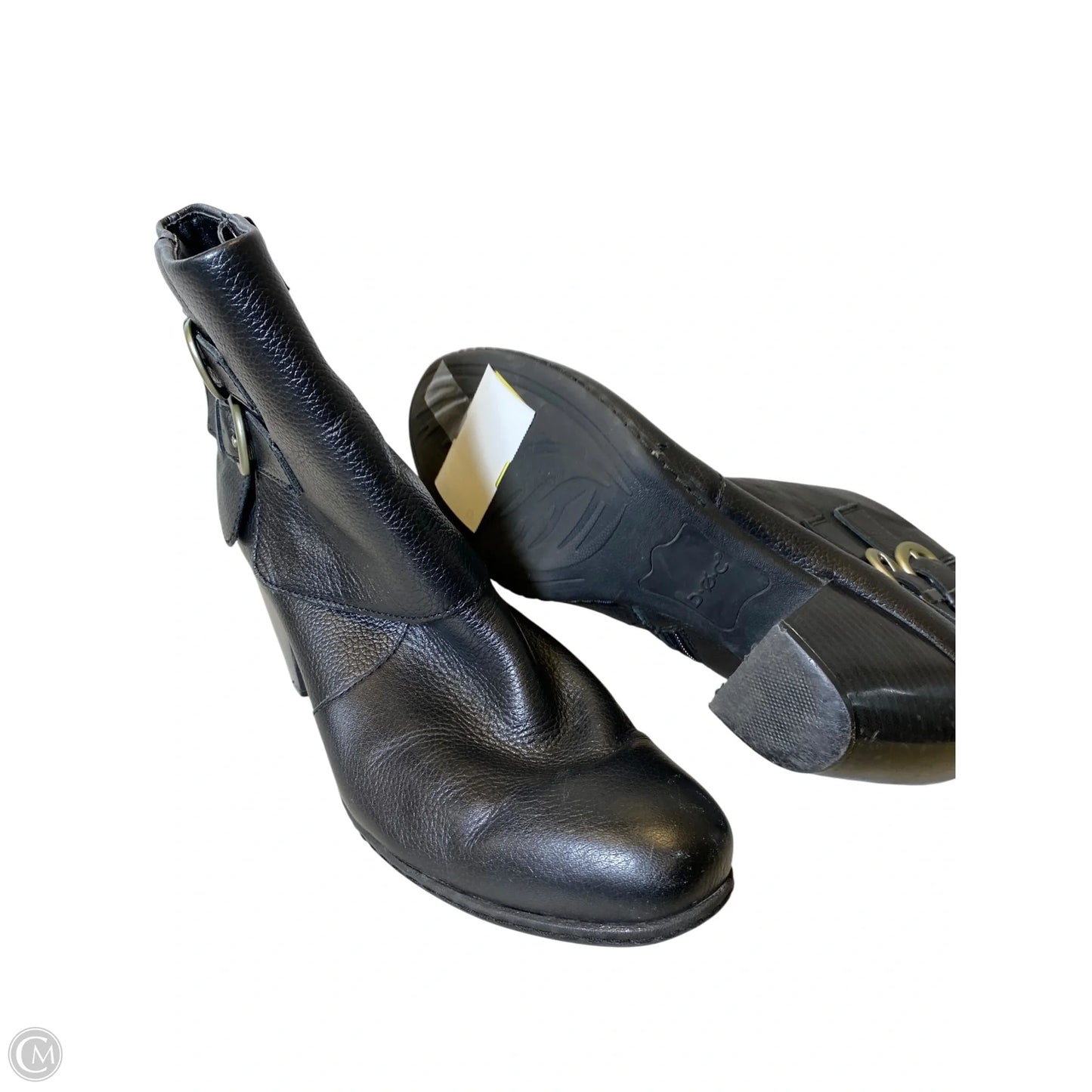 Boots Ankle Heels By Boc In Black, Size: 10