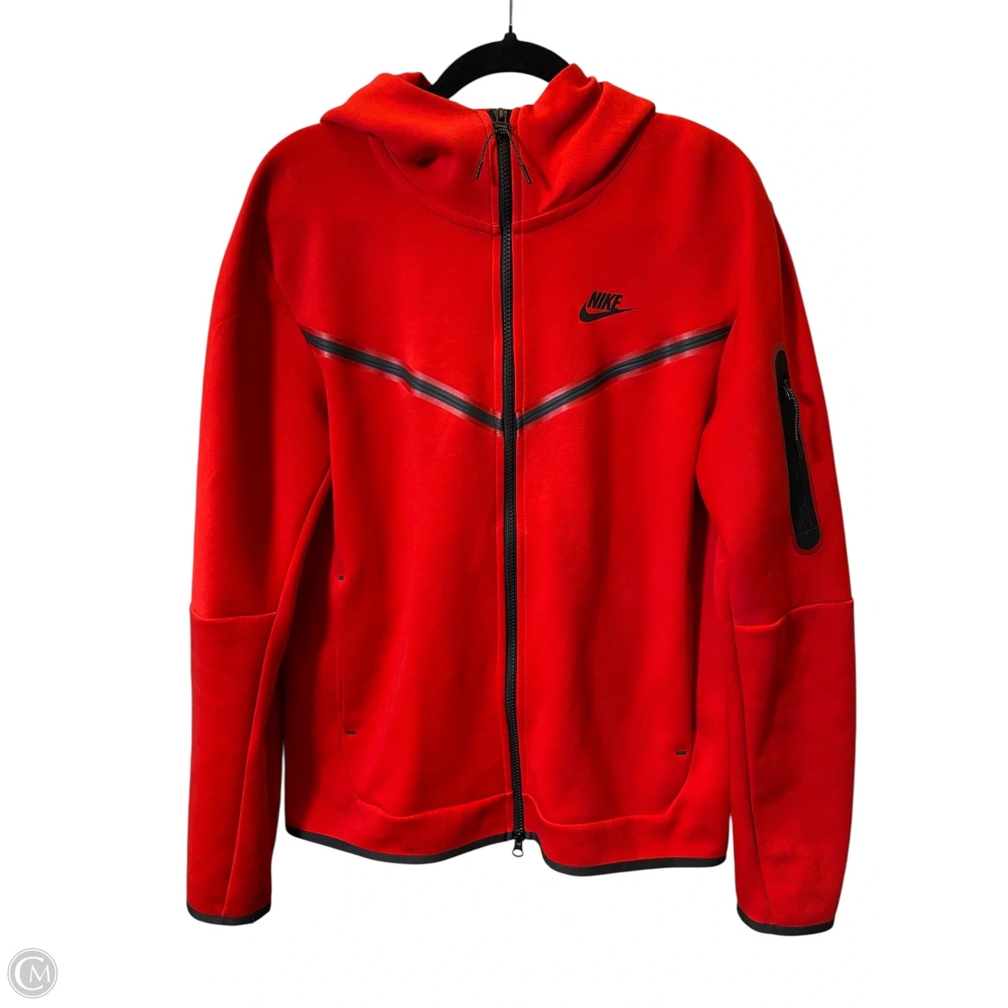 Jacket Other By Nike In Black & Red, Size: M