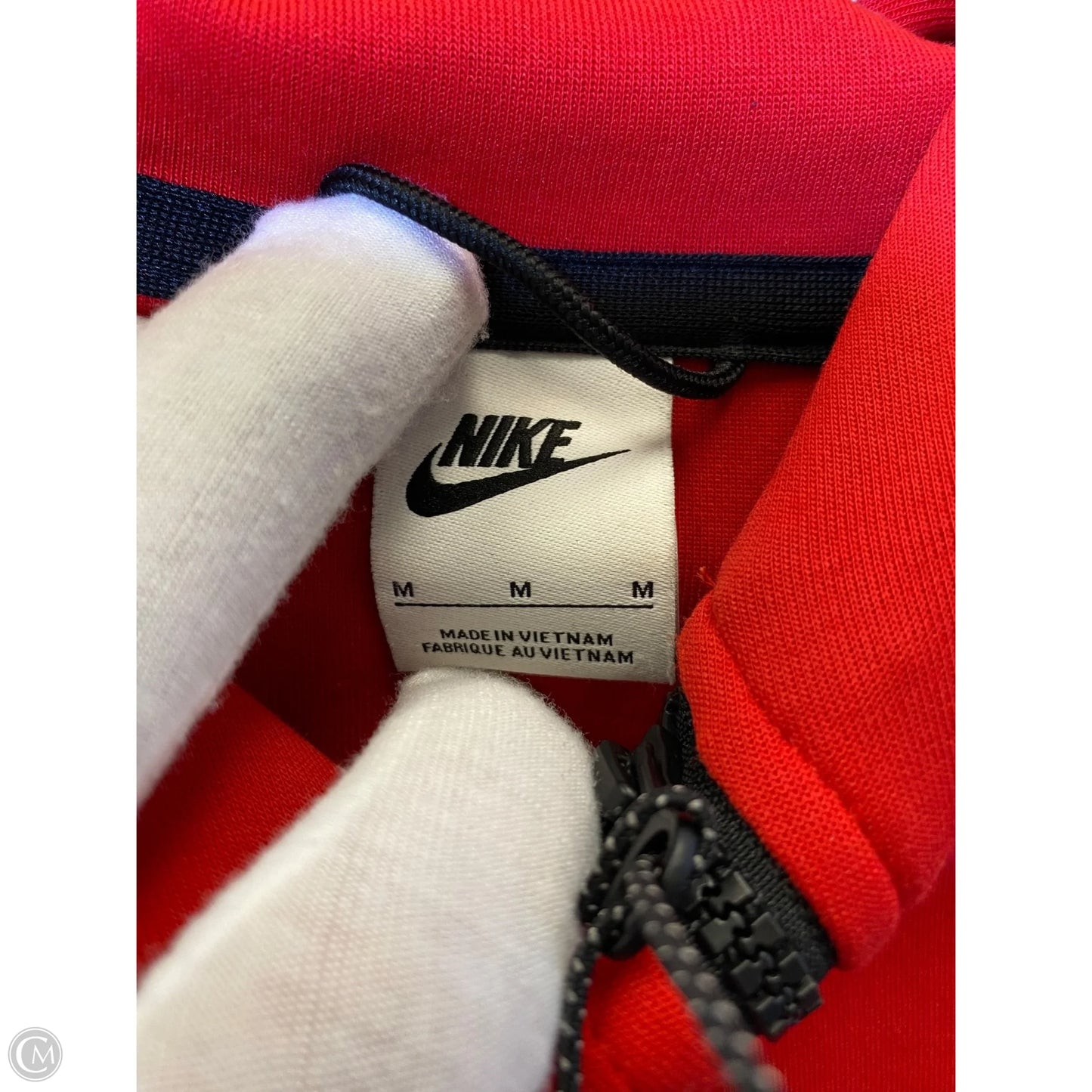 Jacket Other By Nike In Black & Red, Size: M