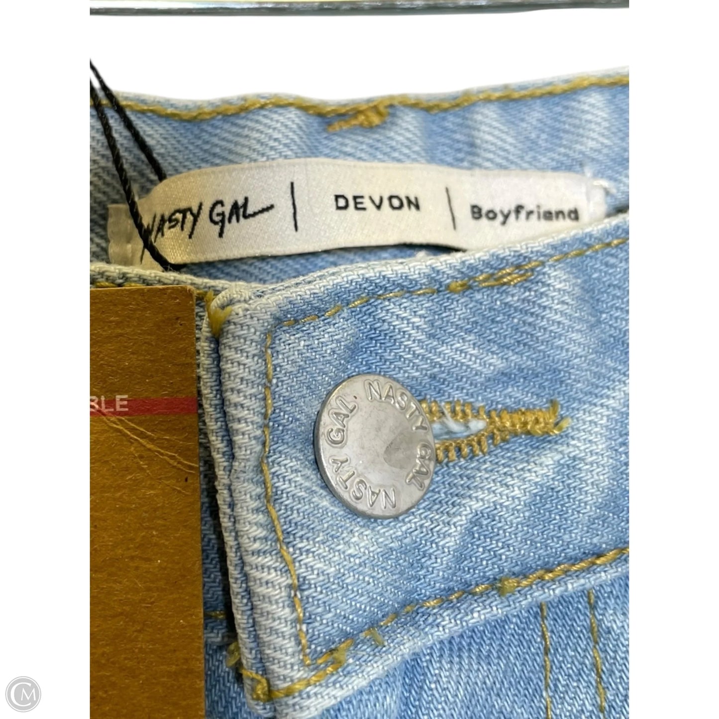 Jeans Boyfriend By Nasty Gal In Blue Denim, Size: 8