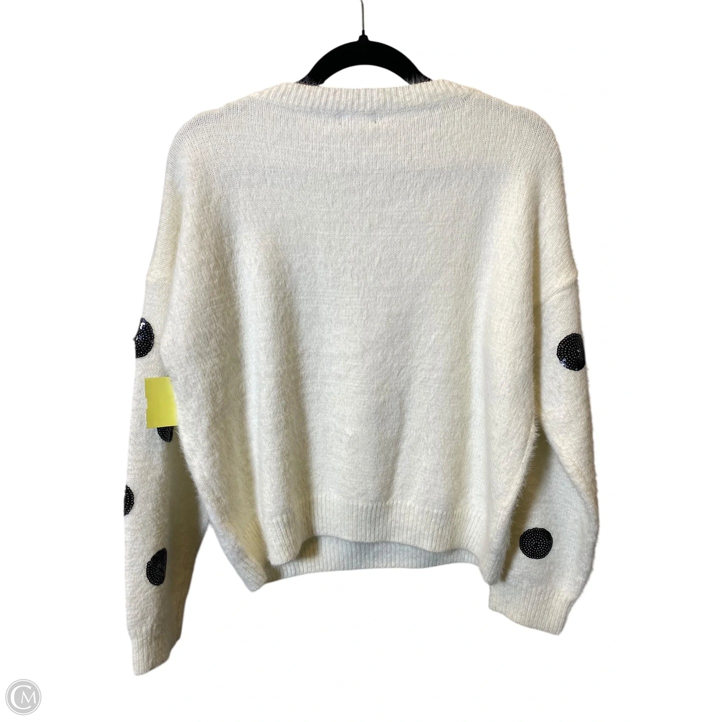 Sweater By Ontwelfth In Black & Cream, Size: M