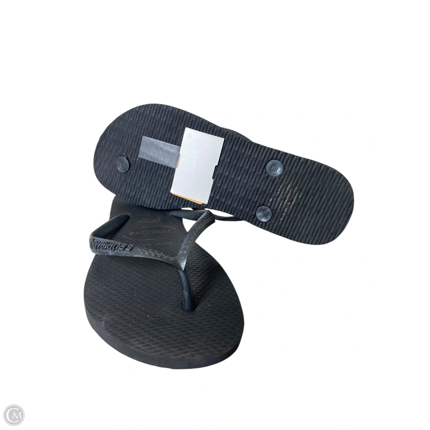 Sandals Flip Flops By Havaianas In Black, Size: 6