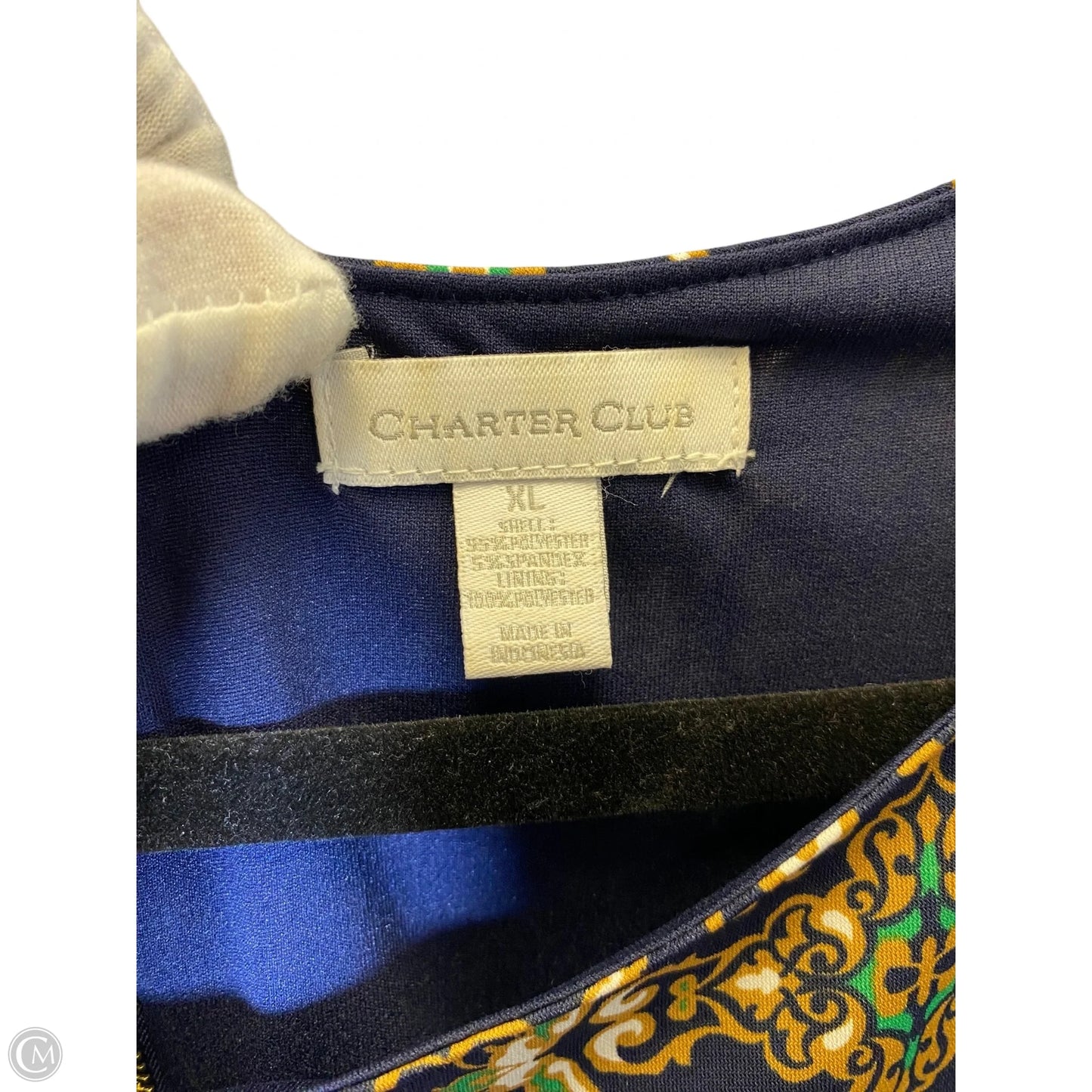Dress Casual Midi By Charter Club In Multi-colored, Size: Xl