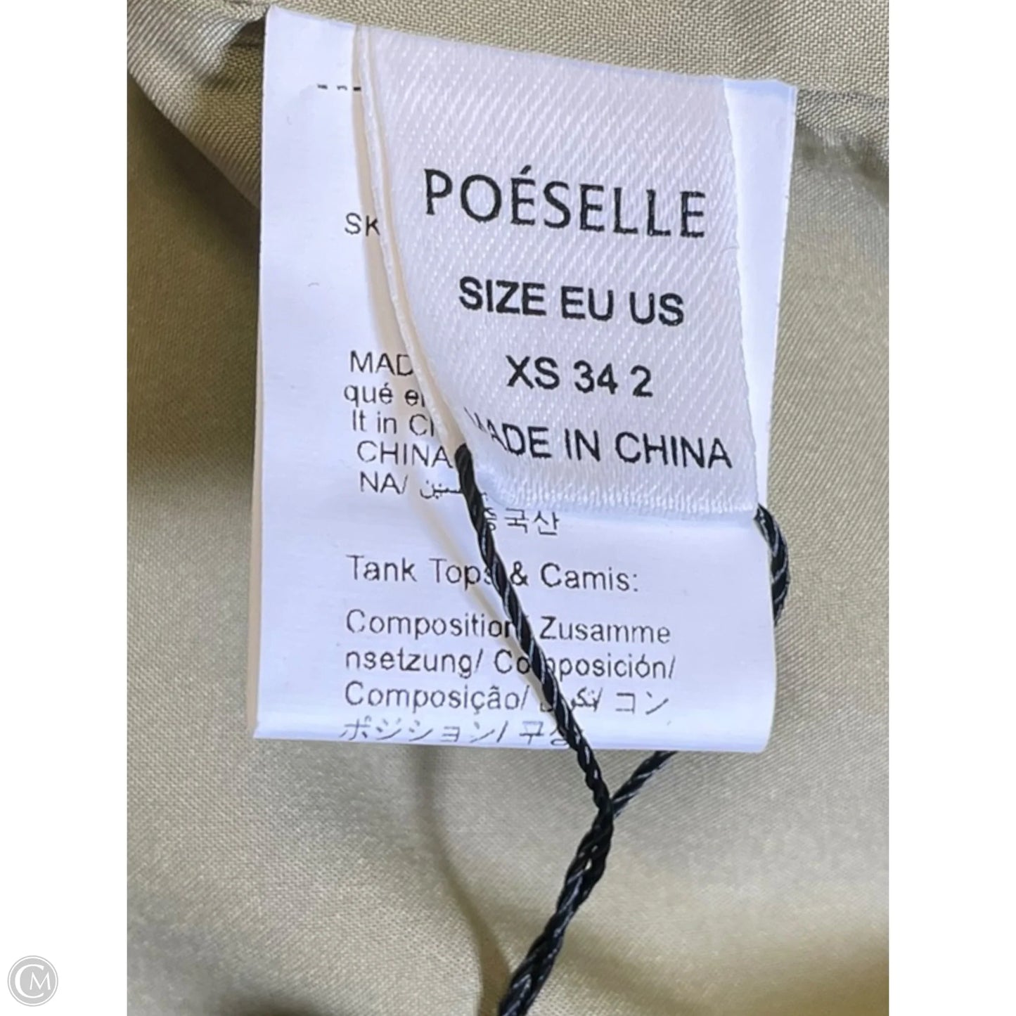 Top 3/4 Sleeve By Zara In Cream, Size: Xs