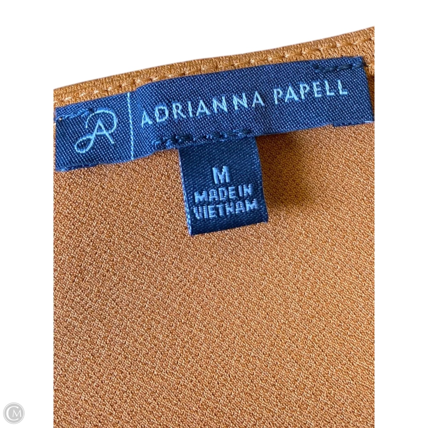 Top Short Sleeve By Adrianna Papell In Orange, Size: M