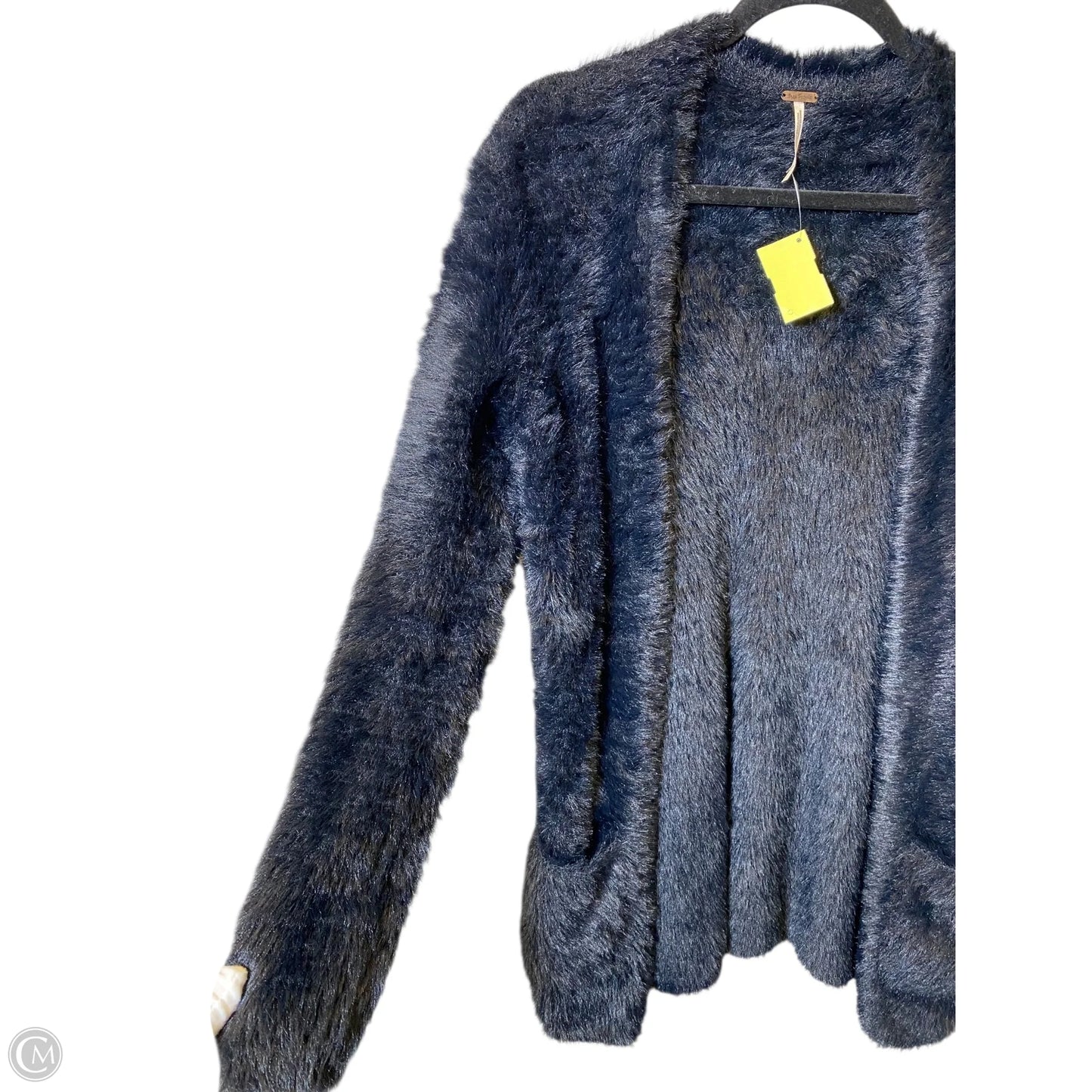 Sweater Cardigan By Free People In Black, Size: Xs