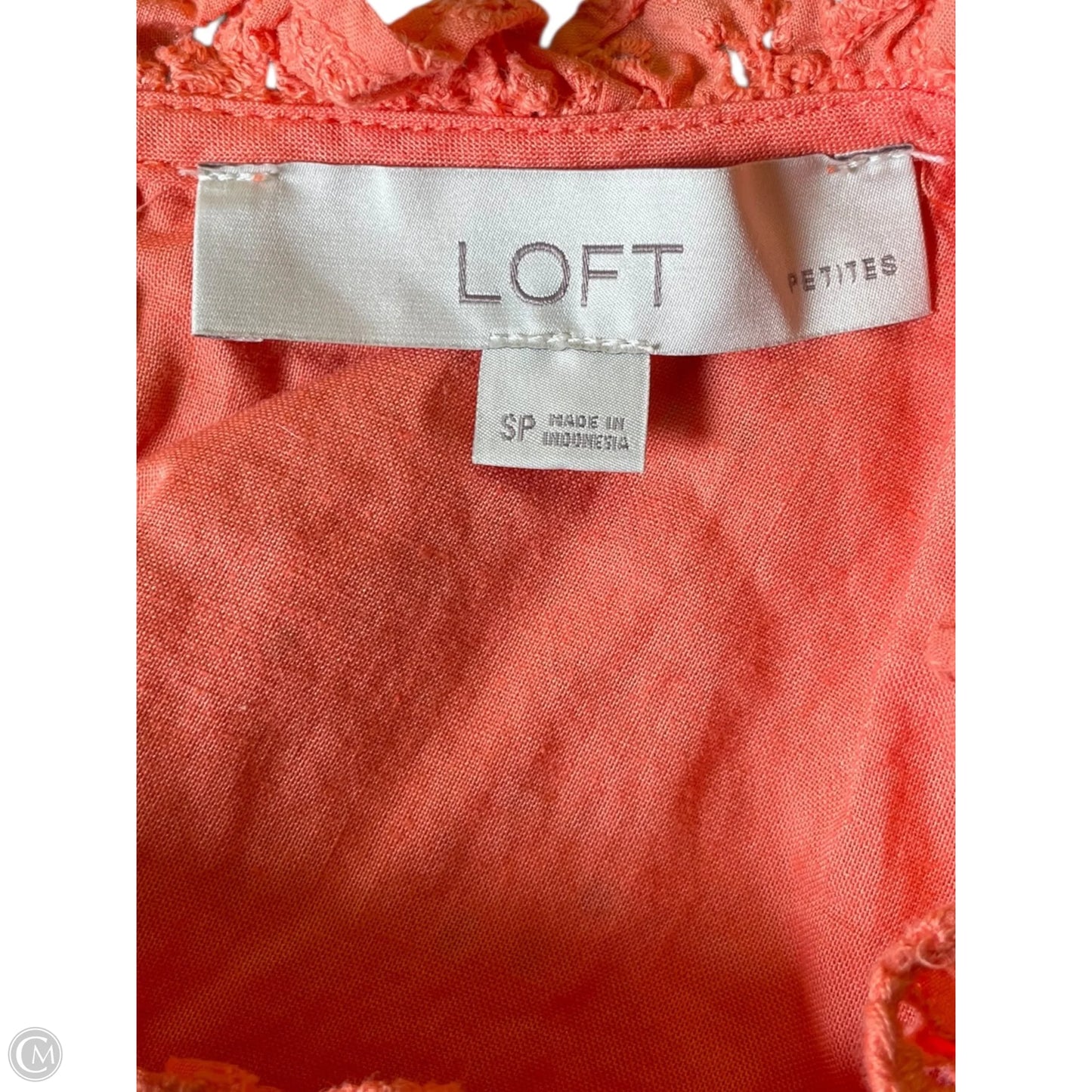 Dress Casual Midi By Loft In Coral, Size: S