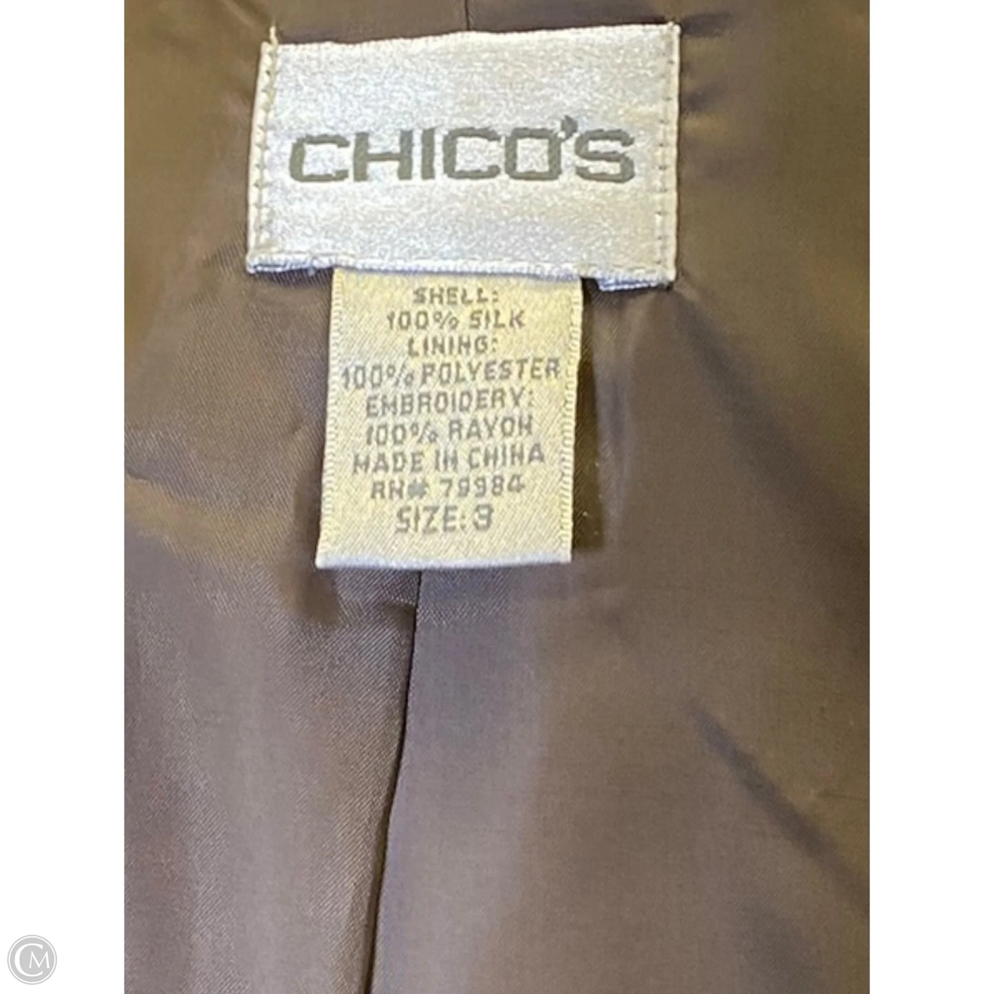 Jacket Other By Chicos In Orange, Size: Xl