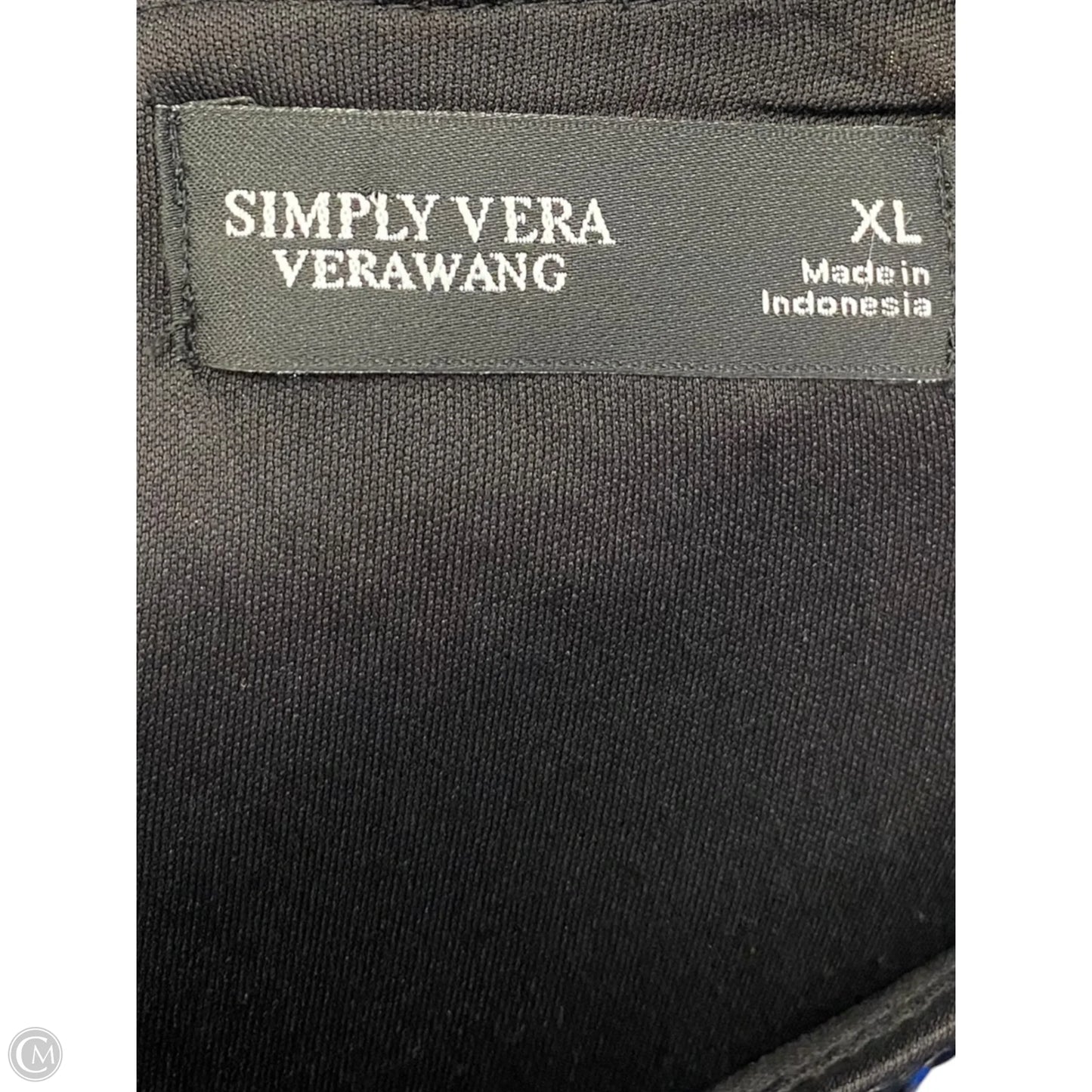 Dress Party Midi By Simply Vera In Black, Size: Xl