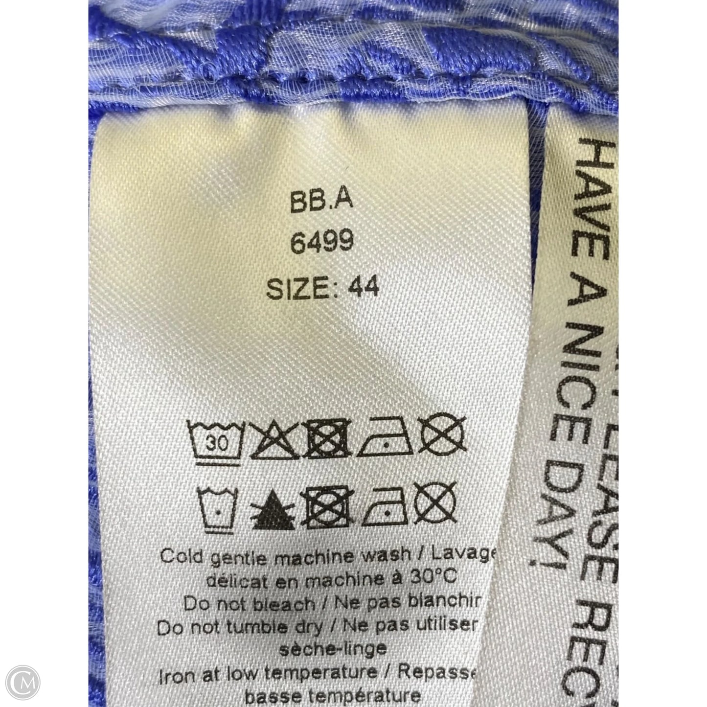 Skirt Maxi By Ganni In Blue, Size: 1x