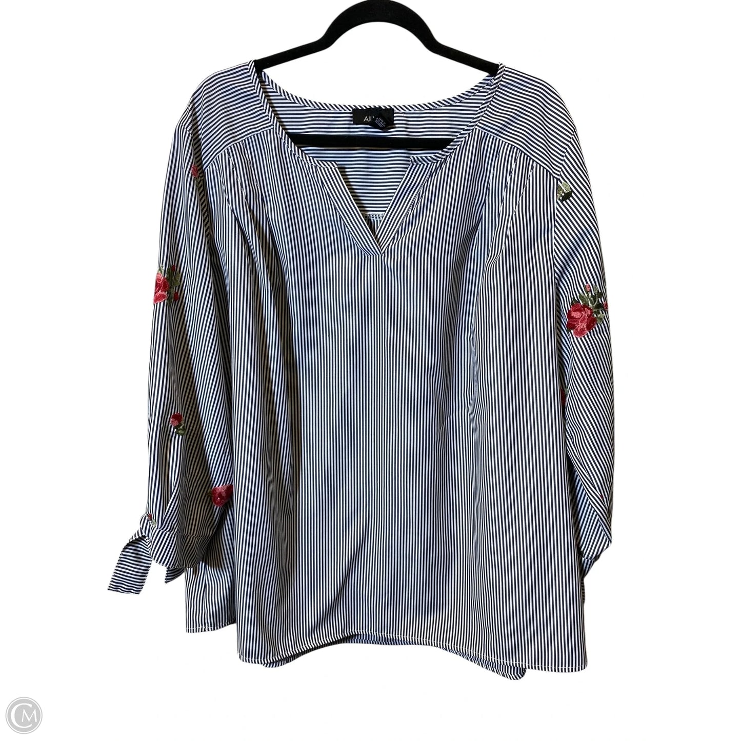 Top Long Sleeve By Alyx In Multi-colored, Size: 3x