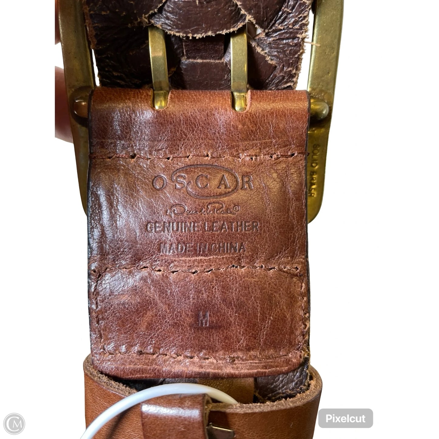 Belt Luxury Designer By Oscar De La Renta, Size: Medium