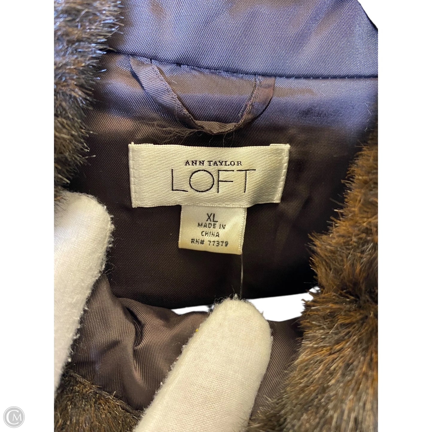 Vest Faux Fur & Sherpa By Loft In Brown, Size: Xl