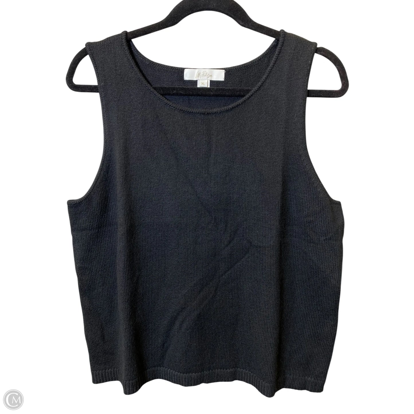 Vest Designer By Lilly Pulitzer In Black, Size: Xl