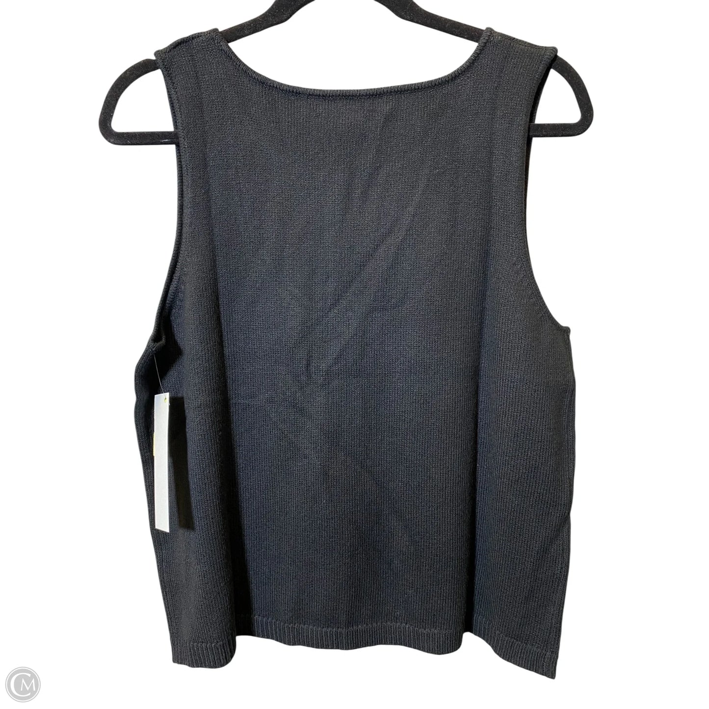 Vest Designer By Lilly Pulitzer In Black, Size: Xl