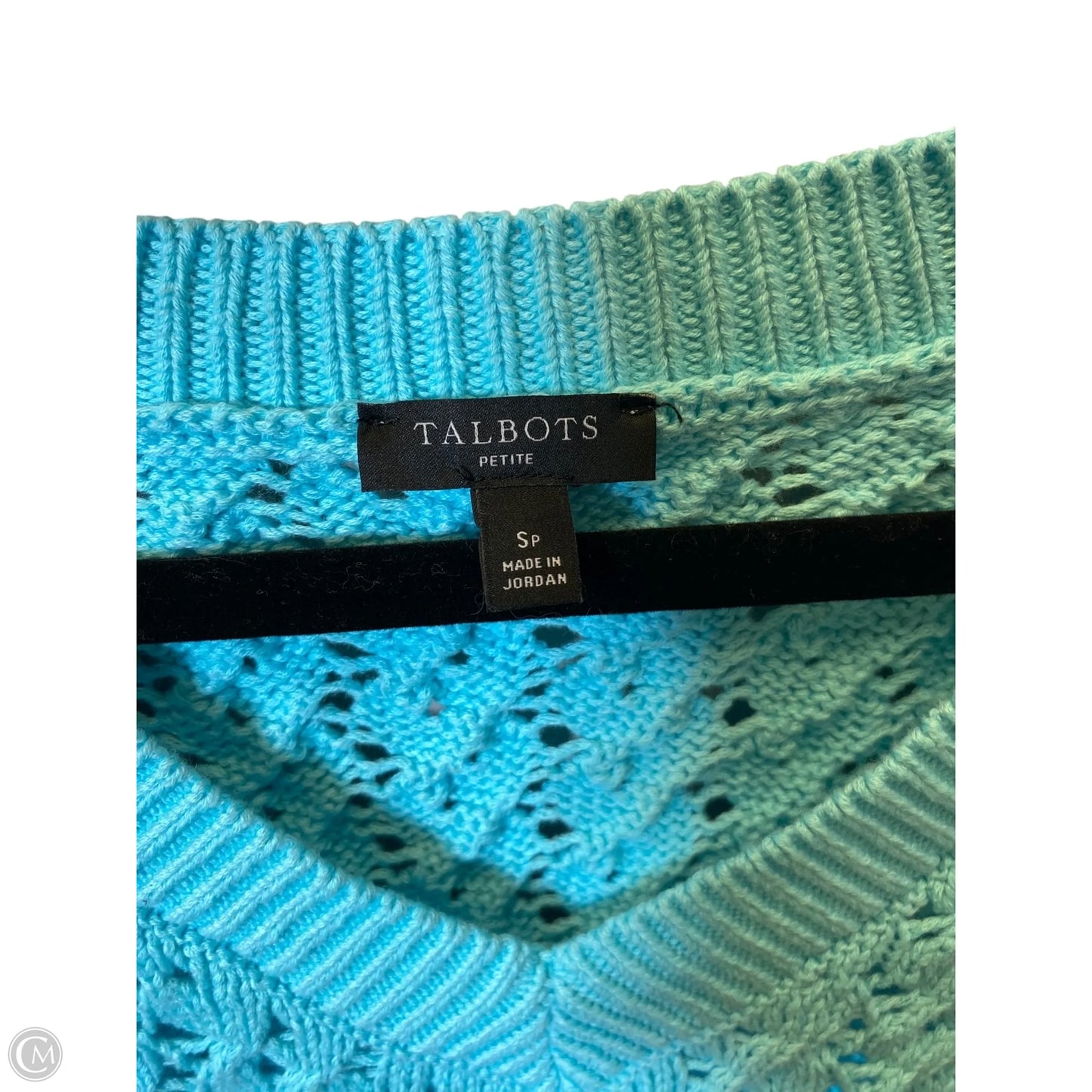 Sweater By Talbots In Teal, Size: S
