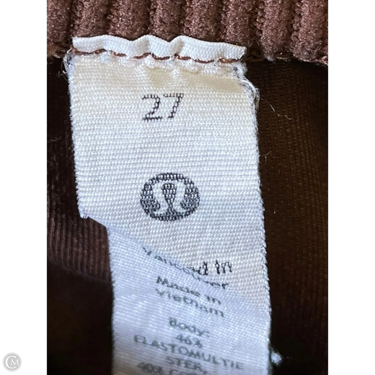 Athletic Pants By Lululemon In Brown, Size: 4