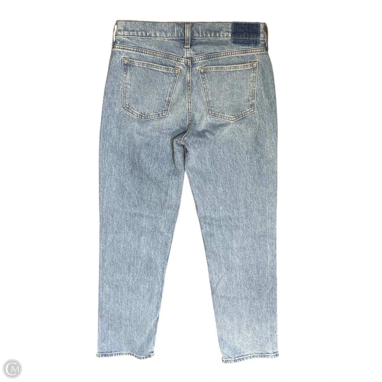 Jeans Straight By Abercrombie And Fitch In Blue Denim, Size: 4